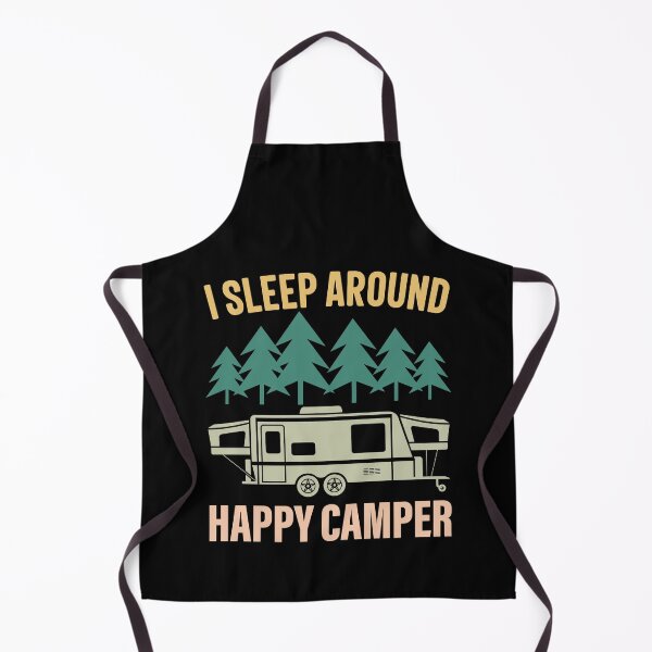 Item preview, I Sleep Around Happy Camper Free Spirit designed and sold by GravitiTees.