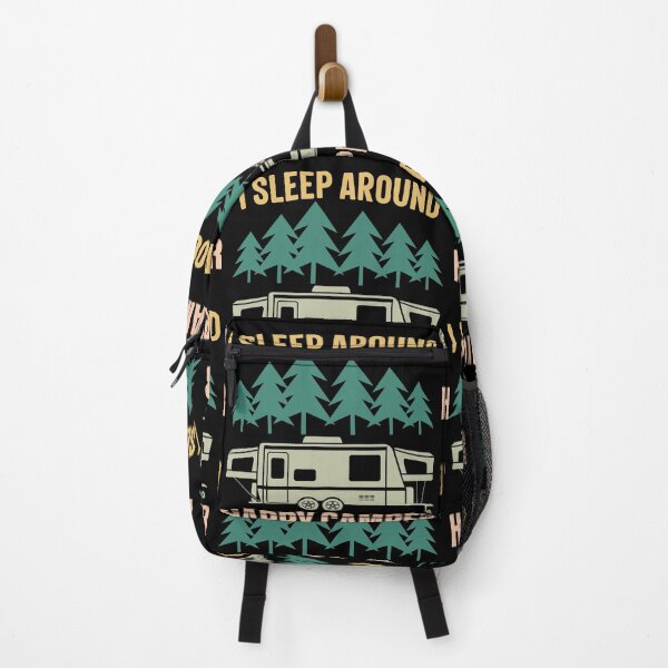 Item preview, I Sleep Around Happy Camper Free Spirit designed and sold by GravitiTees.