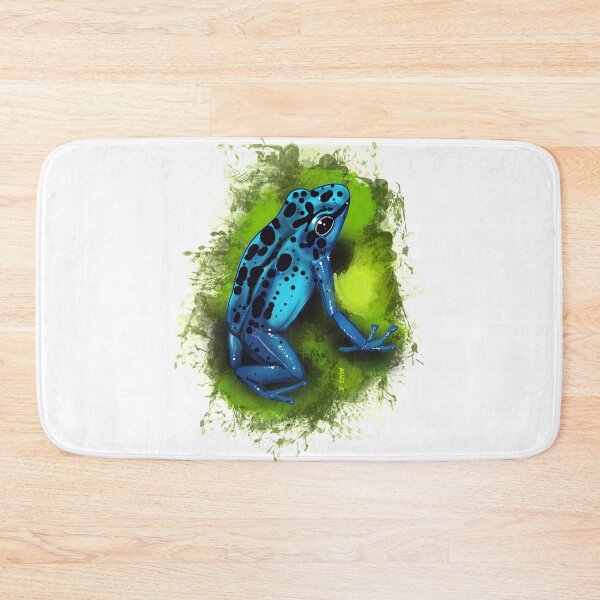 Item preview, Blue and black poison dart frog designed and sold by Chillateez.