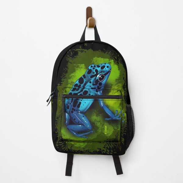 Item preview, Blue and black poison dart frog designed and sold by Chillateez.