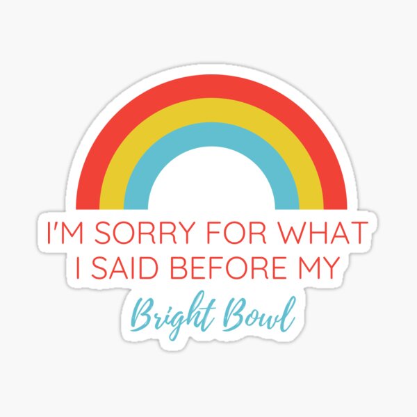 im sorry Sticker