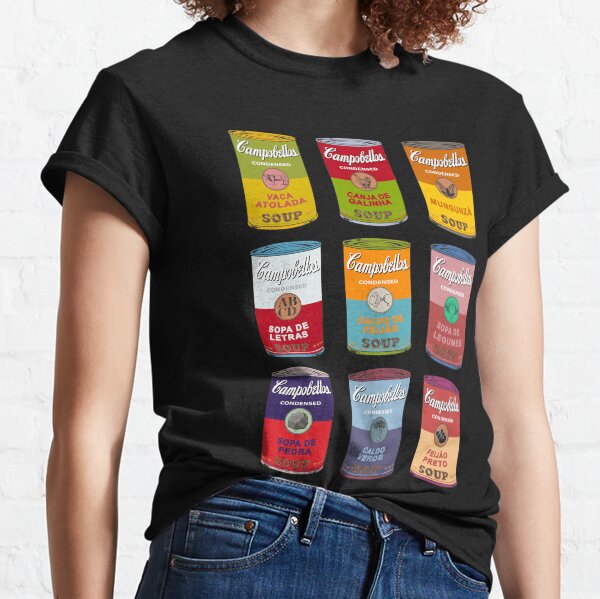 Item preview, Brazilian Andy Warhol soups - Campobellos popart (on black)  designed and sold by Groenendijk.