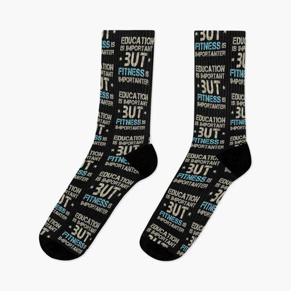 Item preview, Education Is Important But Fitness Is Importanter, Cute Funny Gift Idea For bodybuilding lovers designed and sold by awesomedraw.