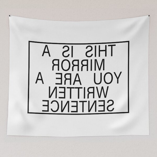 Item preview, This Is A Mirror You Are A Written Sentence designed and sold by D1mon.