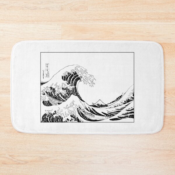 Item preview, The Great Wave off Kanagawa - Line Art designed and sold by edisr00.