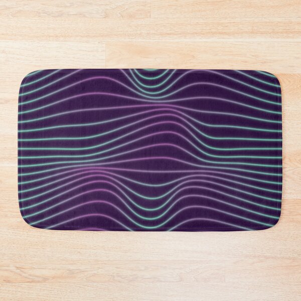Item preview, illusionic distorted lines purple and green designed and sold by venus-ian.