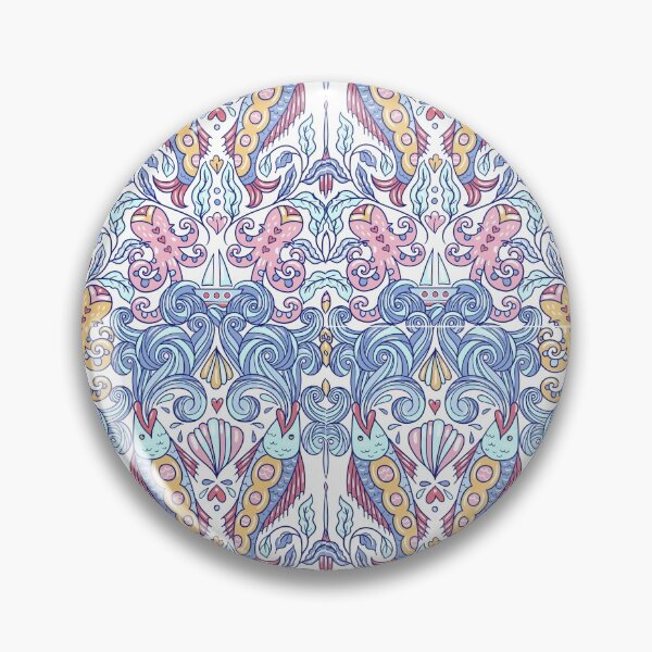 Item preview, abstract intricate architectural fish pattern design designed and sold by AnujShah7.