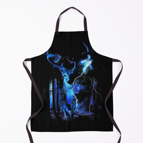 Item preview, Deer Hunter Forest Nature Mountain Lightning designed and sold by Stephani Analah.