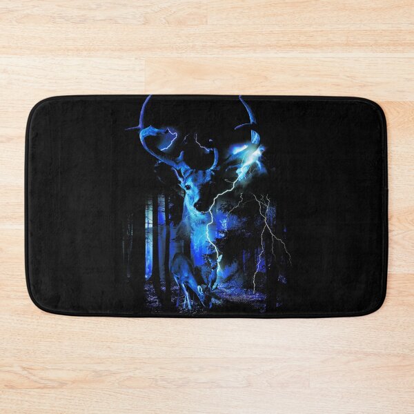 Item preview, Deer Hunter Forest Nature Mountain Lightning  designed and sold by Stephani Analah.
