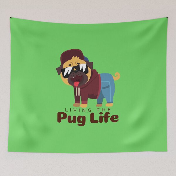 Item preview, Living The Pug Life Gift designed and sold by Checivinicius.