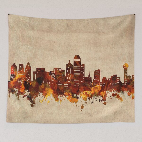 Item preview, dallas skyline vintage designed and sold by BekimART2.