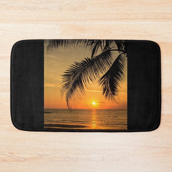 Item preview, Tropical beach at sunset designed and sold by Rrrainbow.