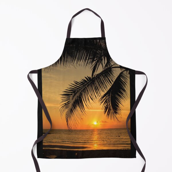 Item preview, Tropical beach at sunset designed and sold by Rrrainbow.