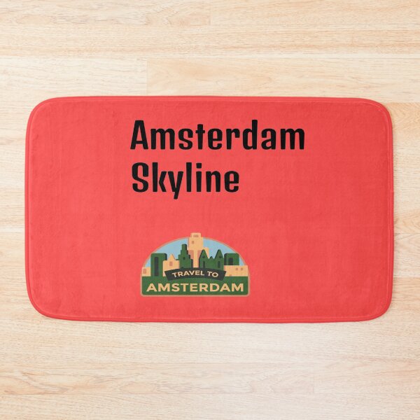 Item preview, Red Amsterdam Skyline designed and sold by DamaliePierre.