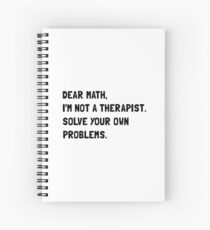 Cuaderno de espiral Estimada matemática