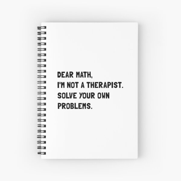 Math Notebook, Mathematics is the cheapest science Spiral Notebook for  Sale by Demétrio Creativity