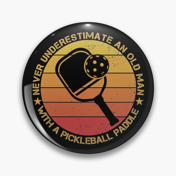 Item preview, Never Underestimate An Old Man With A Pickleball Paddle Gift designed and sold by issambak.