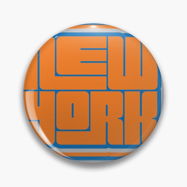 Item preview, New York 70s Orange Typography designed and sold by thegoodwordsco.