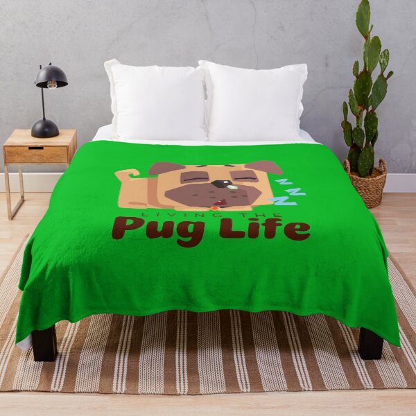 Artikelvorschau, Living The Pug Life Gift entworfen und verkauft von Checivinicius.