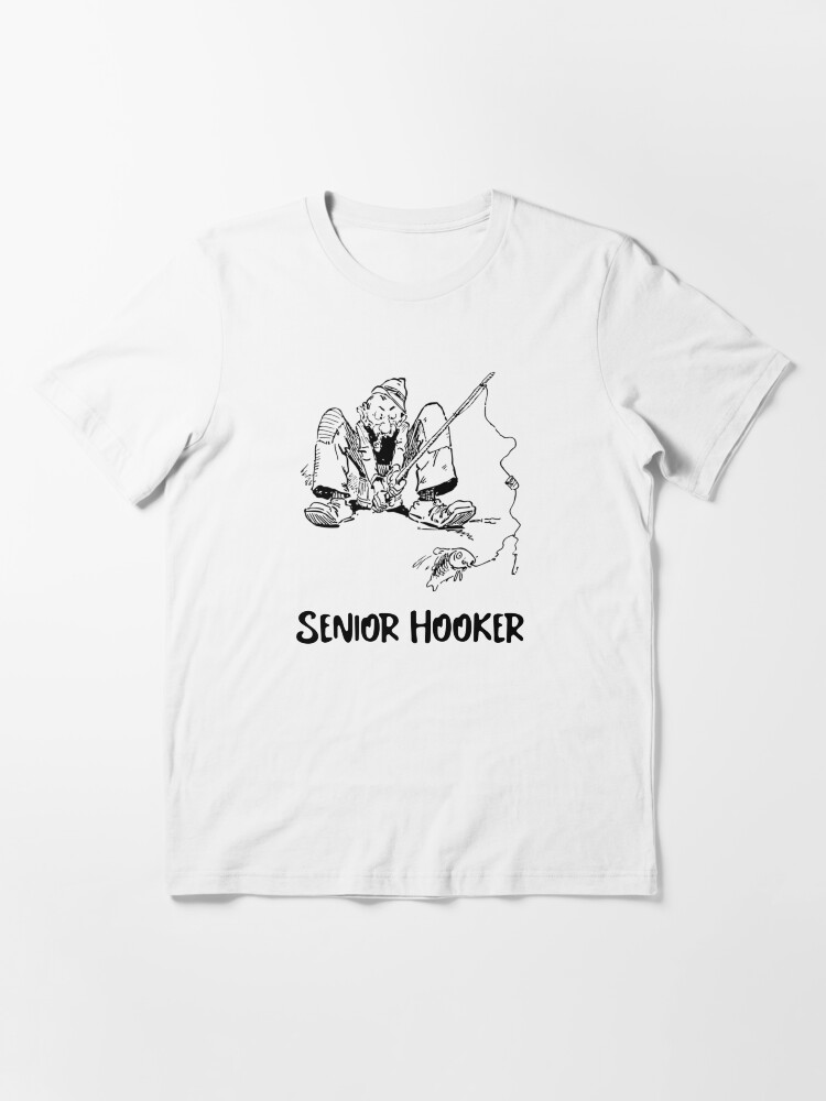Alternate view of Senior Hooker Fishing Shirt Essential T-Shirt