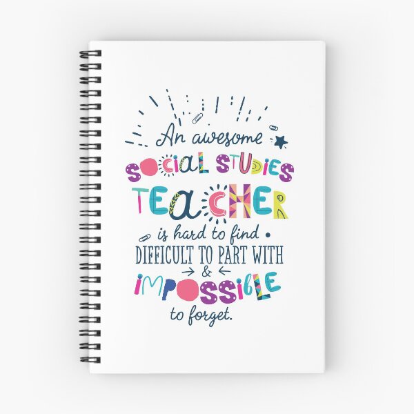 Item preview, An Awesome Social Studies Teacher Gift Idea - Impossible to forget designed and sold by betternotes.