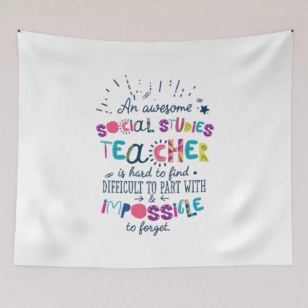 Item preview, An Awesome Social Studies Teacher Gift Idea - Impossible to forget designed and sold by betternotes.