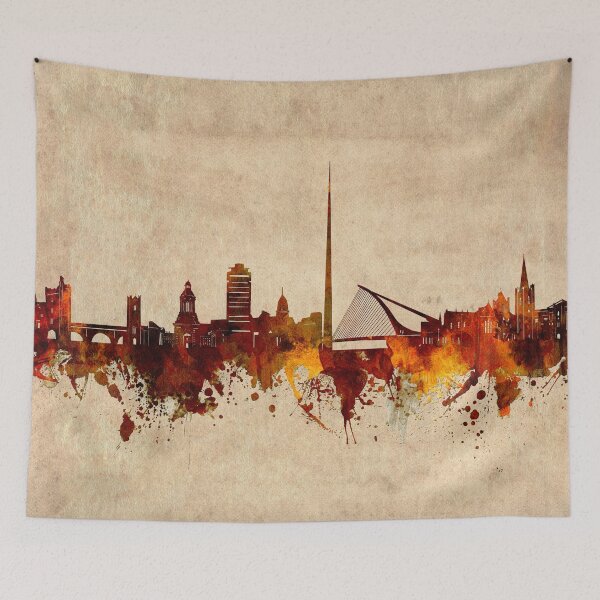 Item preview, dublin skyline vintage designed and sold by BekimART2.