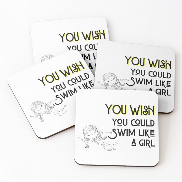 Item preview, You wish you could swim like a girl designed and sold by TheGreenGoat.