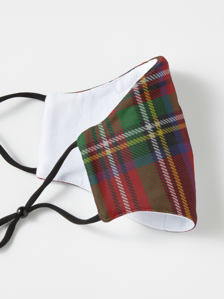 Alternate view of Royal Stewart Tartan Mask