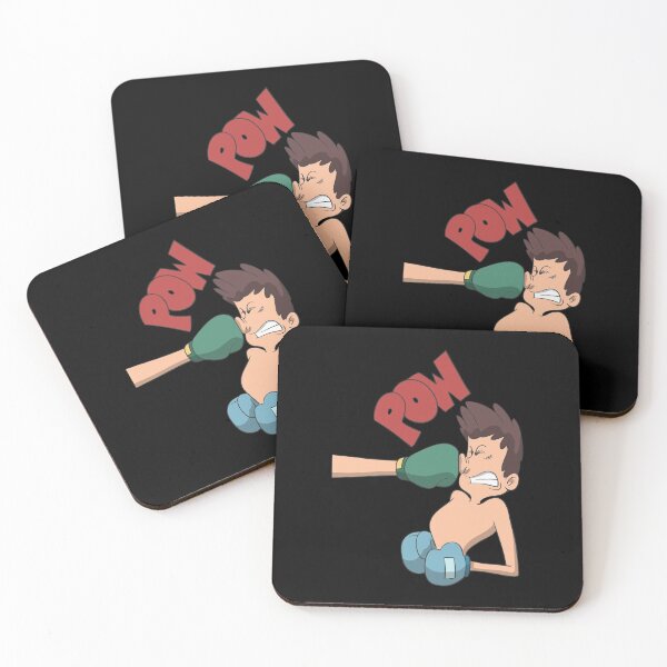 Item preview, Boxing boxer Pow on the nose designed and sold by Monkey Ful.