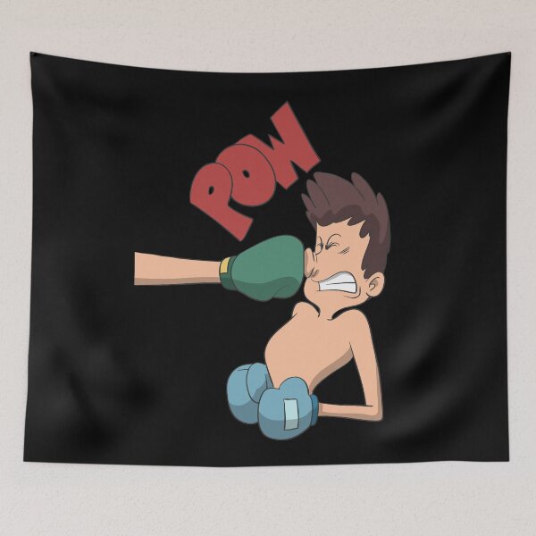 Item preview, Boxeador de boxeo Pow en la nariz designed and sold by Monkey Ful.