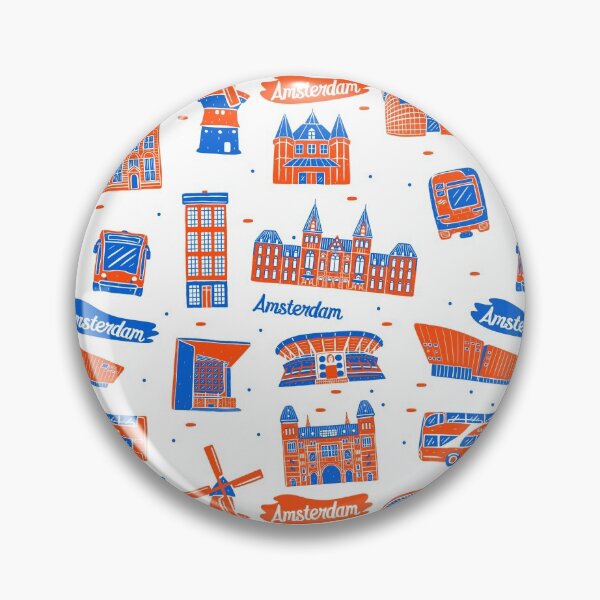 Item preview, Amsterdam Skyline Netherland Holland pattern designed and sold by Alaadin Bendali Braham.
