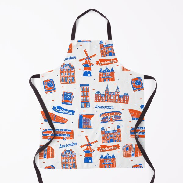 Item preview, Amsterdam Skyline Netherland Holland pattern designed and sold by Alaadin Bendali Braham.