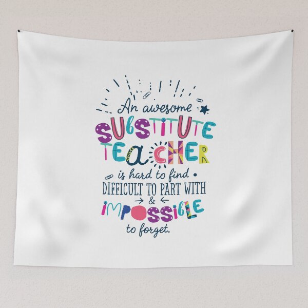 Item preview, An Awesome Substitute Teacher Gift Idea - Impossible to forget designed and sold by betternotes.