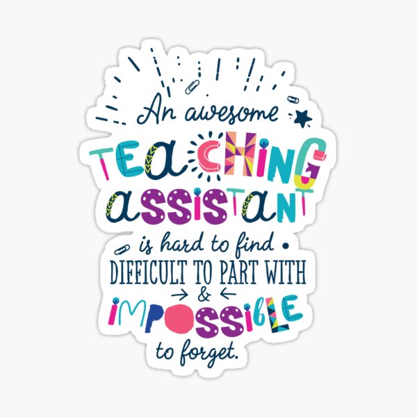 Item preview, An Awesome Teaching Assistant Gift Idea - Impossible to forget designed and sold by betternotes.