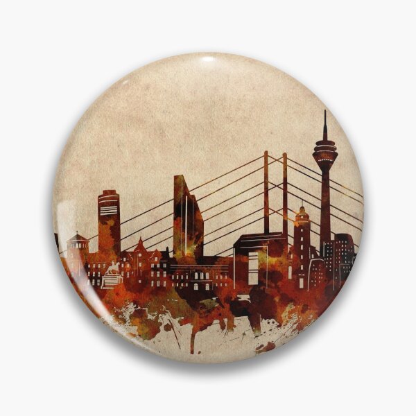 Item preview, dusseldorf skyline vintage designed and sold by BekimART2.