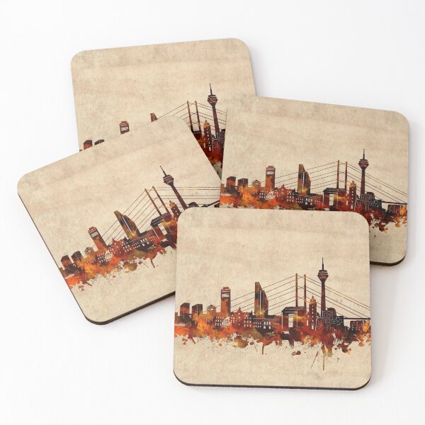 Item preview, dusseldorf skyline vintage designed and sold by BekimART2.