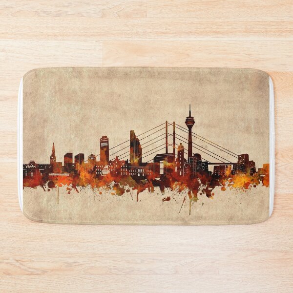 Item preview, dusseldorf skyline vintage designed and sold by BekimART2.