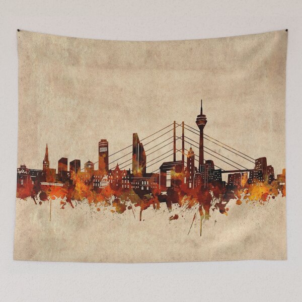 Item preview, dusseldorf skyline vintage designed and sold by BekimART2.