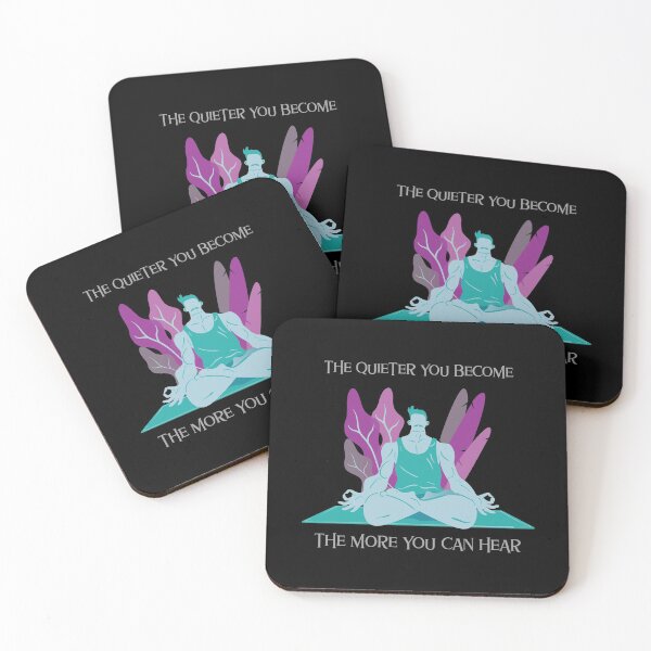 Item preview, The quieter you become the more you can hear Meditation man designed and sold by PlantDemia.
