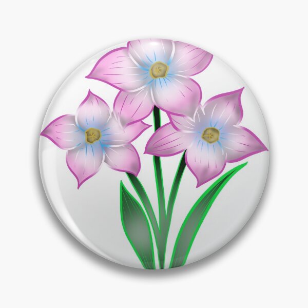 Item preview, Flowers, pink, white, blue designed and sold by Chronically-art.