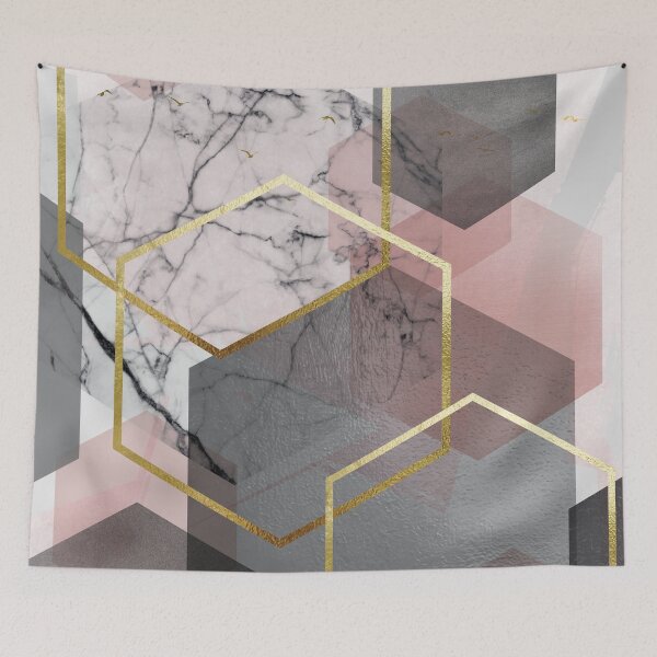 Item preview, Abstract Geo in Blush Pink designed and sold by UrbanEpiphany.