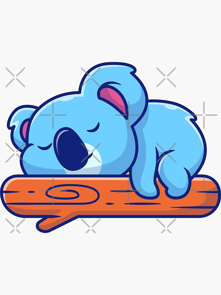 Lazy Koala Stickers 