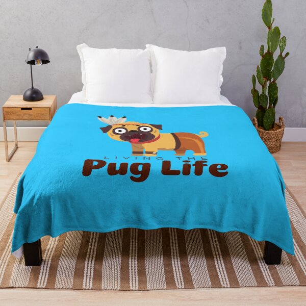 Artikelvorschau, Living The Pug Life Gift entworfen und verkauft von Checivinicius.
