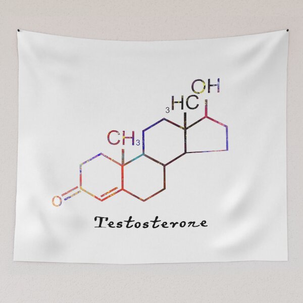 Item preview, Testosteron Watercolour Quote Art Design Inspirati designed and sold by vividpixelusa.