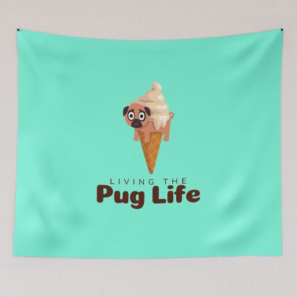 Item preview, Living The Pug Life Gift designed and sold by Checivinicius.