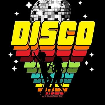 Imagen de la obra Retro Disco Vintage Discotheque Disco Dancing Disco Dancer Gear de DynamicDesign