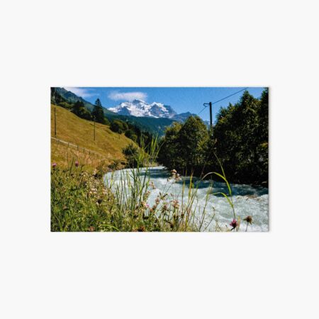 Item preview, Lutschine river in Lauterbrunnen Valley - Switzerland designed and sold by svanaerschot.