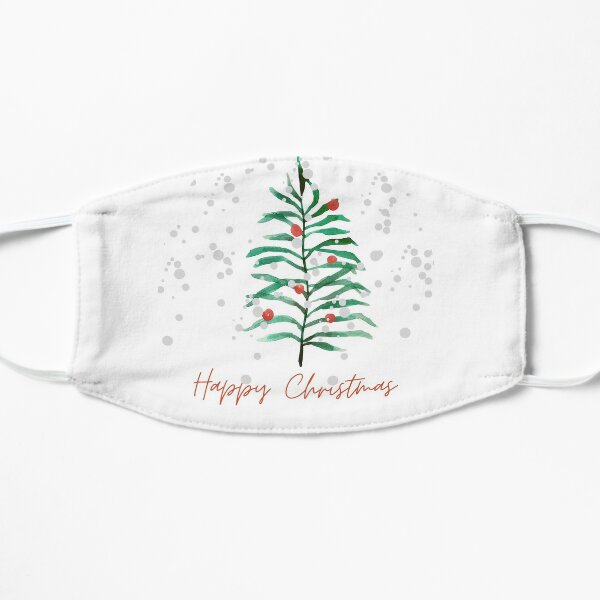 Happy christmas 2021 t-shirt Flat Mask