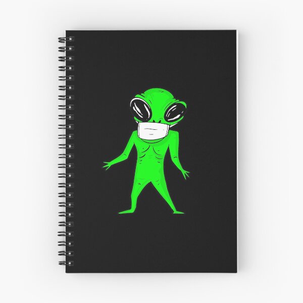 Item preview, coronavirus halloween face mask alien  designed and sold by Gossip Rag.